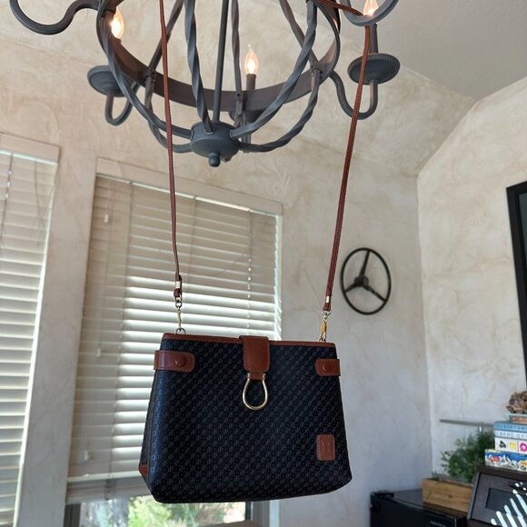 Bally Brown Leather and PVC Crossbody, Vintage, EUC - Picture 4 of 14